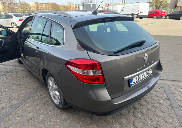 Renault Laguna cena 13900 przebieg: 270000, rok produkcji 2007 z Bydgoszcz małe 56